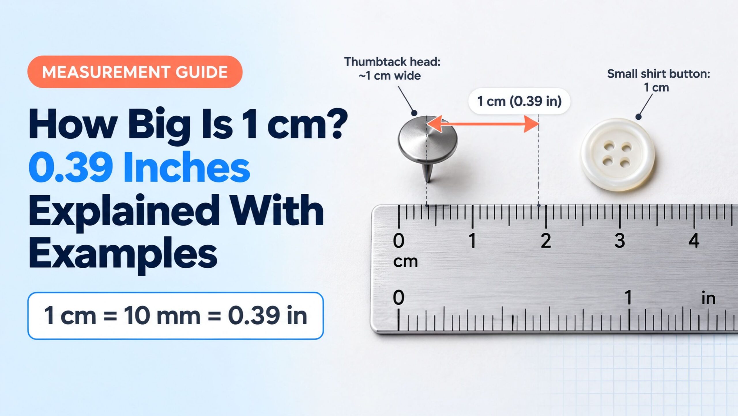 how big is 1 cm