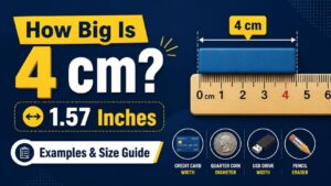 how big is 4 cm