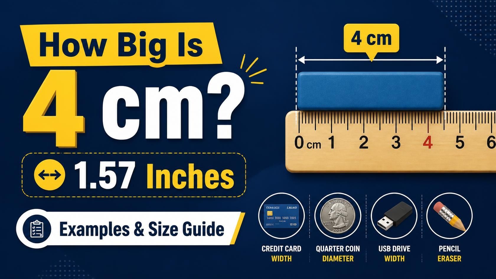 how big is 4 cm