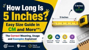 how long is 5 inches